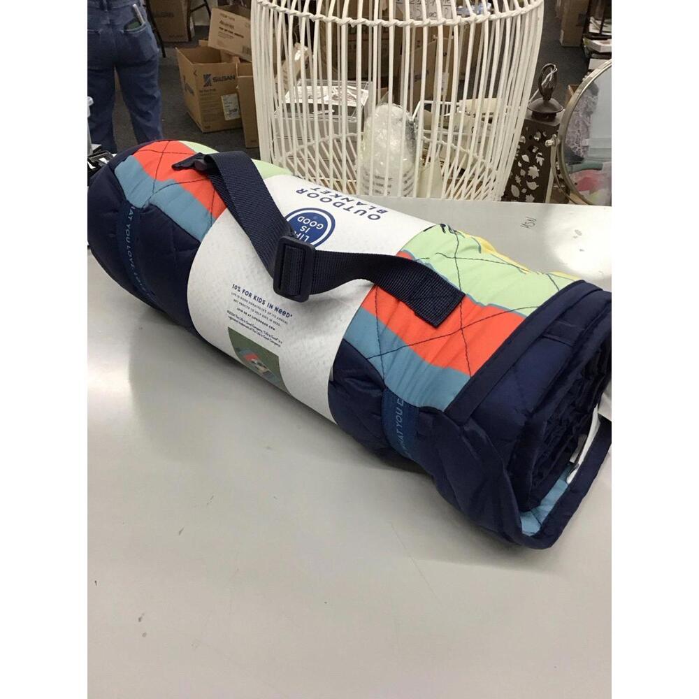 Life is good outdoor blanket sunset stripe new target - Picture 2 of 3